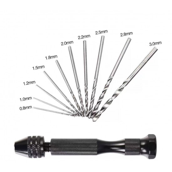 Aluminum Alloy Miniature Hand Tool Set Twist Drill
