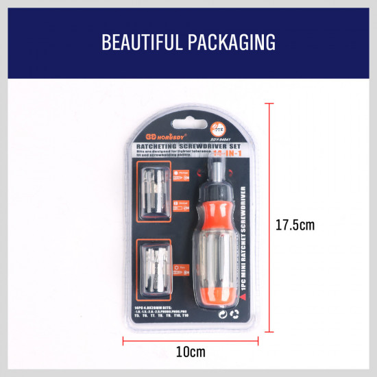 Household Appliances Repair and Other Multi-Purpose Hand Screwdriver Tools Mini Small 6mm Six-In-One Screwdriver Set