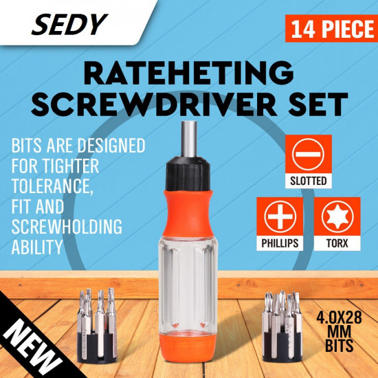 Household Appliances Repair and Other Multi-Purpose Hand Screwdriver Tools Mini Small 6mm Six-In-One Screwdriver Set
