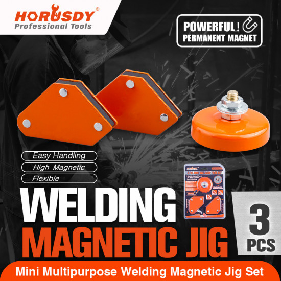 3Pcs Angle Welding Holder Welder Arrow Mini Magnet Welding Magnetic