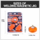 3Pcs Angle Welding Holder Welder Arrow Mini Magnet Welding Magnetic