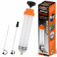 500CC Oil Extractor Car Fluid Extraction Filling Syringe Bottle Transfer Liquid Pump Diesel Automotive Dispenser Tool