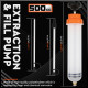 500CC Oil Extractor Car Fluid Extraction Filling Syringe Bottle Transfer Liquid Pump Diesel Automotive Dispenser Tool