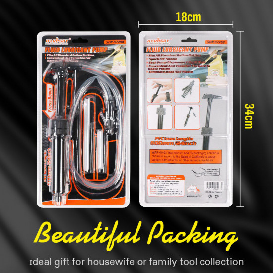 Car Manual Transfer Petrol Gas Oil Fuel Oil Diesel Hand Siphon Pump Manual Hand Transfer Petrol Liquid Fluid Pump