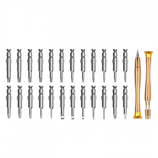 Mini Precision Screwdriver Kit 25 in 1 Mobile Phone Pad Computer Tablet 24 Bits DIY Repair Tool Small Magnetic Screwdriver Set