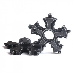 Christmas Gifts 18 in 1 Bike Tools Stainless Steel Portable EDC Gadget Pentagon Snowflake Multitools for Outdoor