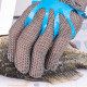 SS316L Stainless Steel Cut Resistant Butcher Gloves Chain Mail Mesh Plain Weave Safety Glove Woven Welding Processing Service