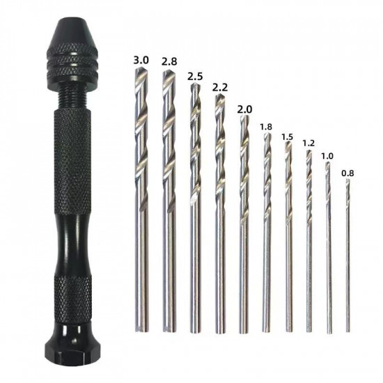 Aluminum Alloy Miniature Hand Tool Set Twist Drill