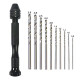 Aluminum Alloy Miniature Hand Tool Set Twist Drill