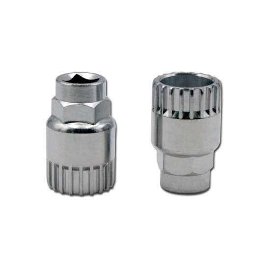 RIDERACE 1PC Bottom Bracket Removal Sleeve Tool Durable 20 Teeth Square Hole Spline Repair Accessories Cycling Disassembly Tool