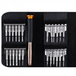 Mini Precision Screwdriver Kit 25 in 1 Mobile Phone Pad Computer Tablet 24 Bits DIY Repair Tool Small Magnetic Screwdriver Set