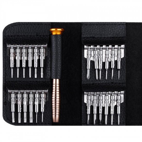 Mini Precision Screwdriver Kit 25 in 1 Mobile Phone Pad Computer Tablet 24 Bits DIY Repair Tool Small Magnetic Screwdriver Set