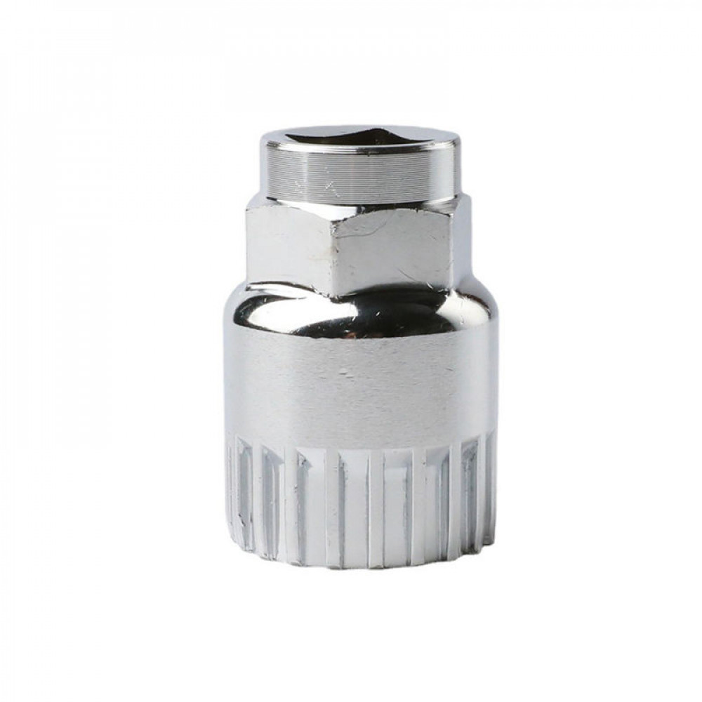 RIDERACE 1PC Bottom Bracket Removal Sleeve Tool Durable 20 Teeth Square Hole Spline Repair Accessories Cycling Disassembly Tool