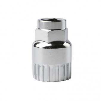 RIDERACE 1PC Bottom Bracket Removal Sleeve Tool Durable 20 Teeth Square Hole Spline Repair Accessories Cycling Disassembly Tool