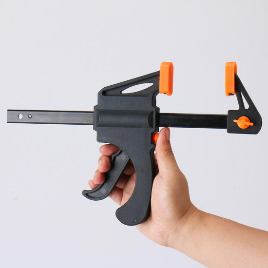 4 Inch Bar Clamps Quick Grip Clamps Mini One Handed Ratchet Trigger Clamp for Woodworking