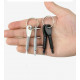 Portable Mini Pocket Keychain Screwdriver Set with Cross and Slot for Everyday Use