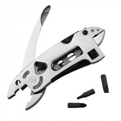 Multifunctional 9 in 1 Keychain Plier Screwdriver Pocket Tools Outdoor Camping Multi-purpose Pliers and Wrench