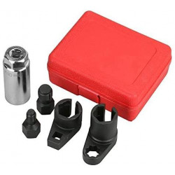 WZAUTO High Quality 5pcs Oxygen Injector Removal Tool Car Oxygen Sensor Socket Thread Chasers Wrench Vacuum Repair Kit