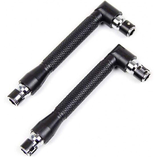 Screwdriver L-Shaped Extension Handle Double Head Hex Socket Screwdriver Flat Torx Screwdriver Kit Hand Tool