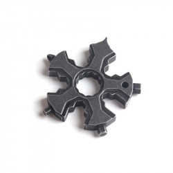 Christmas Gifts 18 in 1 Bike Tools Stainless Steel Portable EDC Gadget Pentagon Snowflake Multitools for Outdoor