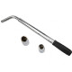 Good Quality Telescopic Extending Lug Wheel Nut Wrench L Shape Type Spanner Set Socket Wrench Car Tire Repair Kit Tool