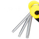 Hot Selling CRV 8 in 1 Overall Heat Treatment Folding Hexagonal Allen Key Allen Wrench Set